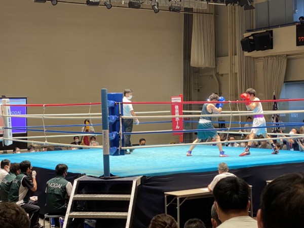 東京農業大学ボクシング部のリーグ戦の応援へ！サムネイル